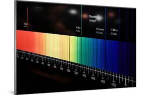 Fraunhofer Lines, Diagram-Detlev Van Ravenswaay-Mounted Photographic Print