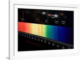 Fraunhofer Lines, Diagram-Detlev Van Ravenswaay-Framed Photographic Print