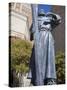 Fray Garcia Monument in Pioneer Plaza, El Paso, Texas, United States of America, North America-Richard Cummins-Stretched Canvas