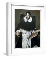 Fray Hortensio Felix Paravicino, 1609-El Greco-Framed Giclee Print