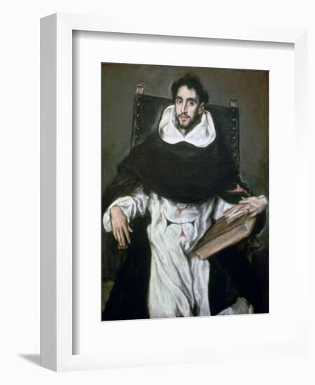 Fray Hortensio Felix Paravicino, 1609-El Greco-Framed Giclee Print