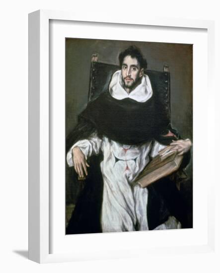 Fray Hortensio Felix Paravicino, 1609-El Greco-Framed Giclee Print