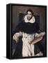 Fray Hortensio Felix Paravicino-El Greco-Framed Stretched Canvas