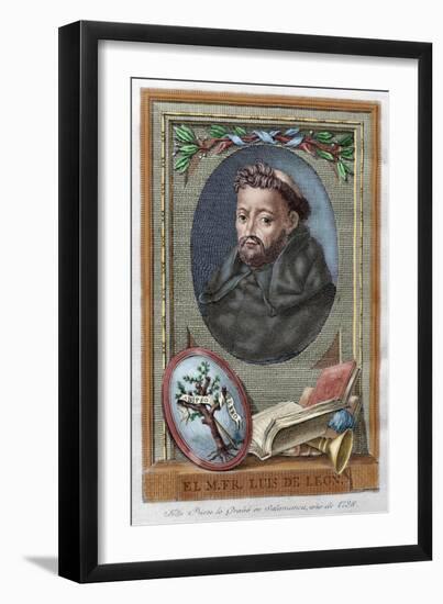 Fray Luis De Leon (1528-1591). Spanish Writer-null-Framed Giclee Print