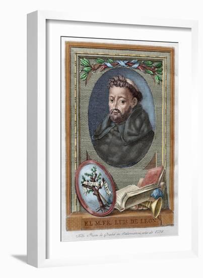 Fray Luis De Leon (1528-1591). Spanish Writer-null-Framed Giclee Print