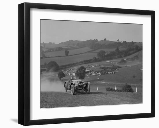 Frazer-Nash TT replica competing in the MG Car Club Rushmere Hillclimb, Shropshire, 1935-Bill Brunell-Framed Photographic Print