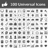 100 Universal Icons-frbird-Art Print