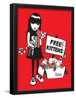 Freak Kittens-Emily the Strange-Framed Poster