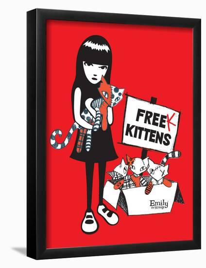 Freak Kittens-Emily the Strange-Framed Poster