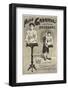 Freak Show Poster - Legless Woman-null-Framed Photographic Print