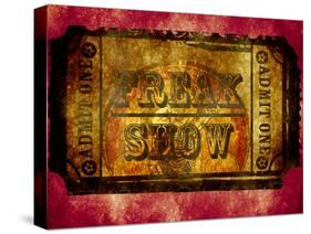 Freak Show Ticket 2-null-Stretched Canvas