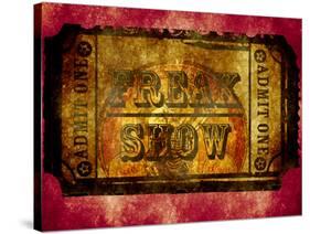 Freak Show Ticket 2-null-Stretched Canvas