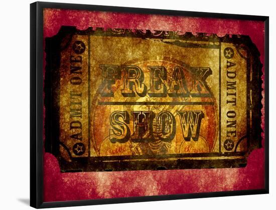 Freak Show Ticket 2-null-Framed Poster
