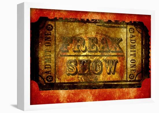 Freak Show Ticket 4-null-Framed Poster