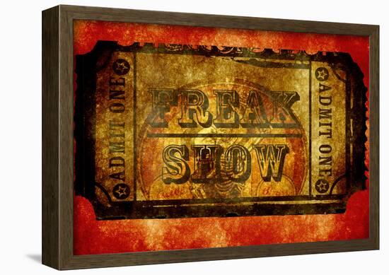 Freak Show Ticket 4-null-Framed Poster