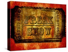 Freak Show Ticket 4-null-Stretched Canvas