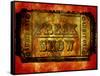 Freak Show Ticket 4-null-Framed Stretched Canvas