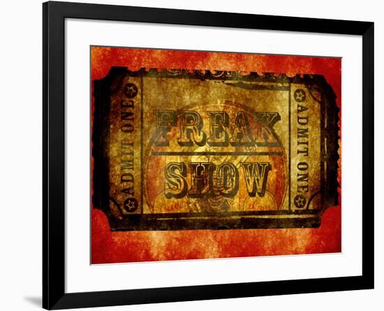 Freak Show Ticket 4-null-Framed Poster