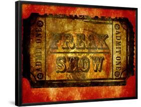 Freak Show Ticket 4-null-Framed Poster