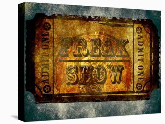 Freak Show Ticket 5-null-Stretched Canvas