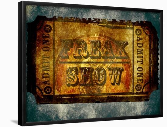 Freak Show Ticket 5-null-Framed Poster