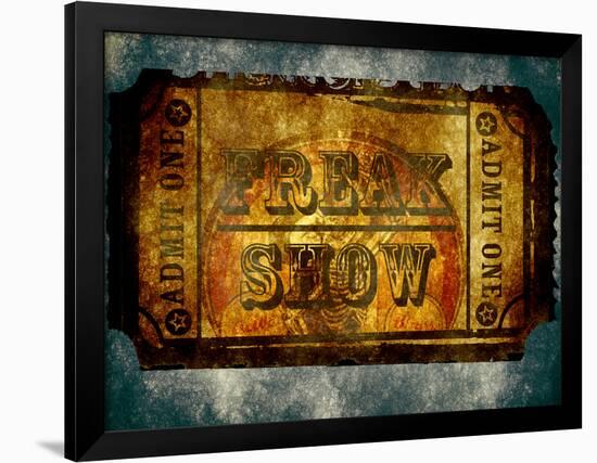 Freak Show Ticket 5-null-Framed Poster