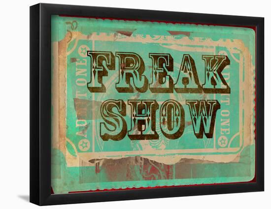 Freak Show Ticket-null-Framed Poster