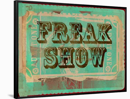 Freak Show Ticket-null-Framed Poster