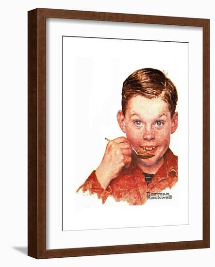 Freckles-Norman Rockwell-Framed Giclee Print