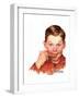 Freckles-Norman Rockwell-Framed Giclee Print