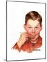 Freckles-Norman Rockwell-Mounted Giclee Print