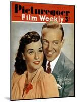 Fred Astaire (1899-198) and Paulette Goddard (1910-199), Actors, 1941-null-Mounted Giclee Print