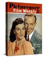 Fred Astaire (1899-198) and Paulette Goddard (1910-199), Actors, 1941-null-Stretched Canvas