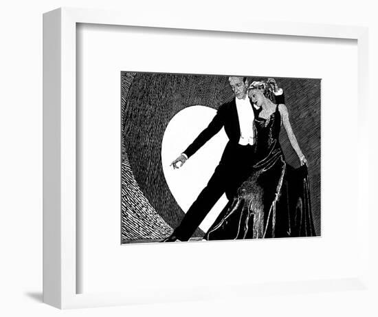 Fred Astaire and Ginger Rogers-null-Framed Photographic Print