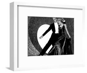 Fred Astaire and Ginger Rogers-null-Framed Photographic Print