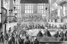 Court Scene, Newgate, 1862-Fred Bennett-Art Print