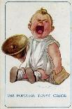 Baby, Town Crier 1921-Fred Burgin-Mounted Art Print