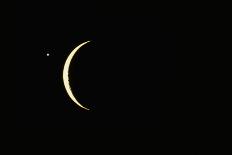 Photo of Venus & Crescent Moon-Fred Espenak-Premium Photographic Print