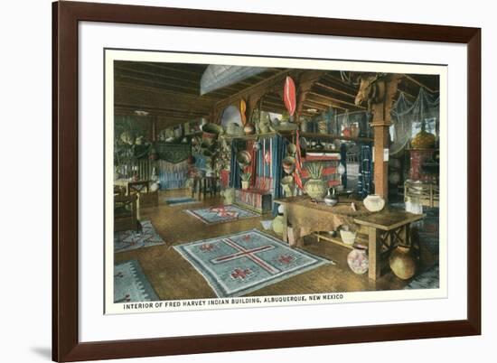 Fred Harvey Indian Building-null-Framed Art Print