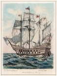 The Ship of Sir Francis Drake Formerly Named Pelican-Fred Law-Framed Stretched Canvas