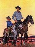 "Surveying the Ranch," August 19, 1944-Fred Ludekens-Giclee Print