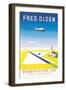 Fred. Olsen Air Transport Ltd. Oslo-null-Framed Art Print