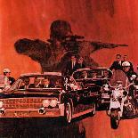 "The Kennedy Assassination," Saturday Evening Post Cover, January 14, 1967-Fred Otnes-Mounted Giclee Print