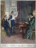 Scene from a Play About Sherlock Holmes-Fred Pegram-Art Print