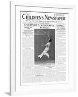 Fred Perry, Front Page of 'The Children's Newspaper', July 1934-English School-Framed Giclee Print