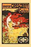 American Crescent Cycles-Fred Ramsdell-Laminated Art Print