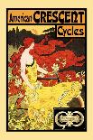 American Crescent Cycles-Fred Ramsdell-Framed Art Print