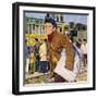 Fred Royce Sold Newspapers at the Age of Nine-null-Framed Premium Giclee Print