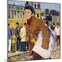 Fred Royce Sold Newspapers at the Age of Nine-null-Mounted Premium Giclee Print