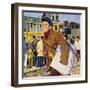 Fred Royce Sold Newspapers at the Age of Nine-null-Framed Giclee Print